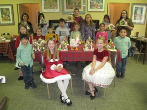 The Junior Associates with their houses!
